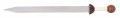 R�misches Spatha-Reiterschwert, Kohlenstoffstahl, 84 cm