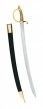 Infanteries�bel Modell Briquet, Kohlenstoffstahl, Messing, 78 cm