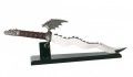 Fantasiedolch mit Drachenkopf, 55cm, 420 Stahl