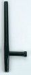Tonfa aus Hartholz, schwarz lackiert