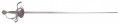 Rapier, handgeschmiedet aus Kohlenstoffstahl, L�nge: 113 cm