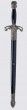Kurzschwert mit Scheide, rostfreier Stahl, L�nge: 60 cm
