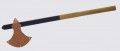 Wikingeraxt aus Holz mit Axtblatt aus Leder, L�nge: 84 cm