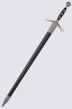 Claymore Schwert mit Scheide, rostfreier Stahl, L�nge: 110 cm