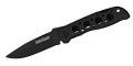 Smith and Wesson Taschenmesser, AISI 420, Back Lock, schwarze Aluminium Griffschalen, Clip