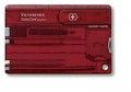 Victorinox SwissCard QUATTRO, Rubin transparent