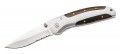 Herbertz Einhandmesser, Holzeinlagen, AISI 420, 10 cm