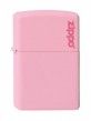 Zippo Feuerzeug #238 Pink Matte mit Zippo Logo