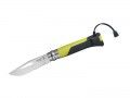Opinel-Messer Nr. 8 Outdoor, Sandvik 12C27, Teilsägezahnung, grün