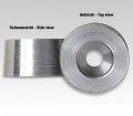 Linder Knauf, Aluminium, rund Mit Bohrung, � 20mm
