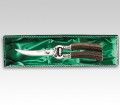Linder Geflügelschere Hirschhorn Trichterzwinge, Platte im Etui