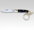 Linder Mini-Messer, Schlüsselkette Büffelhorn, Messing, 5 cm