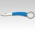 Linder Mini-Taschenmesser, Kunststoff blau, Heft 5 cm
