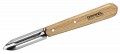 Opinel Schälmesser, doppelte Klinge, Edelstahl, Buchenholz