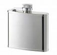 Herbertz Taschenflasche, Edelstahl, poliert, 115 ml