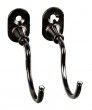 Wandhalter f�r Schwerter, 2-tlg., schwarz