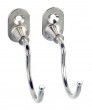Wandhalter f�r Schwerter, 2-tlg., silber
