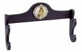 Wandhalter mit Samuraiemblem für 2 Schwerter
