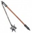 Mini-Morgenstern mit Stiel aus Holz. 1 Kugel, L�nge 17 cm
