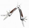 Herbertz Multitool, Leichtmetall, Pakkaholz, Bitsatz