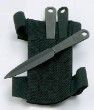 Haller Wurfmesser-Set, 3 Stück in Armholster, 11 cm