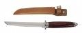 Haller Tanto-Messer, 420 Stahl, Klinge 18cm, Pakkaholz, Scheide