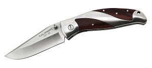 Herbertz Einhandmesser, Pakkaholz, AISI 420, 11 cm