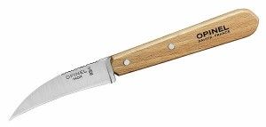 Opinel Gemüsemesser, gebogene Klinge, Edelstahl, Buchenholz