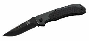 Puma TEC Einhandmesser, AISI 420, Alu-Heft, Carbon-Einlage